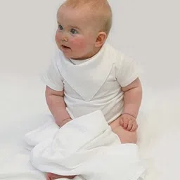 mammachamp BABY MUSLIN NAPPY CLOTH WHITE image 5