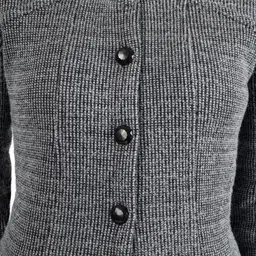 blushh collection Women Woven Round Neck Grey Sweater image 5