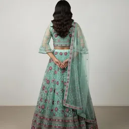 pinklaady Embroidered Stitched Lehenga Choli image 2