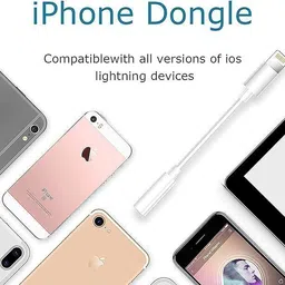 PARANDIVTECH Multicolor High Quality Lightning to 3.5 mm Jack Audio Connector, Headphones Jack Converter Phone Converter image 5