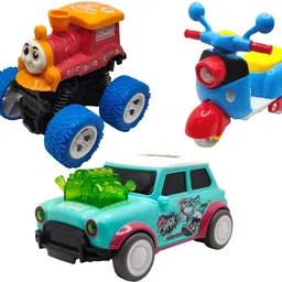 vaniha Unbreakable Four-Wheel Drive Friction Powered Diecast Toy Set-F141-picture-21