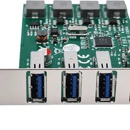 eira PCIe x1 to USB 3.0 Card Self-powered (4-Port) ER3103 Network Interface Card image 2