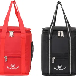 good friend Combo Storage Bag Insulated Lunch Tiffin Bag for Office School Picnic Carry Bag Waterproof Lunch Bag-picture-10