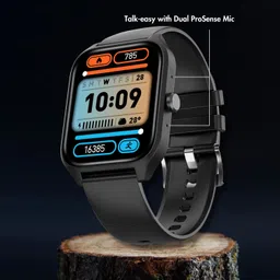 Nervfit Pulse, 1.83" TrueColor+ HD Display, Fitness, HR, BP Tracker, BT Calls, Stylish Smartwatch image 2