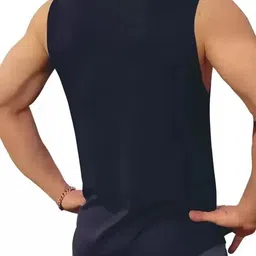 bhadawar creations Pack of 3 Premium Polyester Fabric Round Neck Full Sleeve Gym Vest or Gym Sandow Men Vest image 3