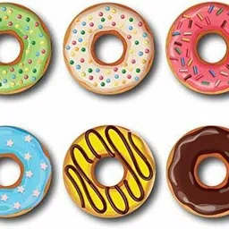 nourish DOUGHNUT Fridge Magnet Pack of 6-picture-27
