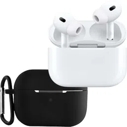 techio Airpods Pro White, Tws Headphone, True Wireless Bluetooth Headset with Case Bluetooth without Mic Headset-picture-26