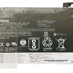 Lenovo 00HW021 , 00HW020Laptop Battery for ThinkPad Yoga 460, Yoga 14, and P40 Yoga Series — 3-Cell, 11.4V, 53Wh 3 Cell Laptop Battery-image-1