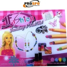 prospo Fashion Jewellery and Nail Art Game, Board Game for Girls, Birthday Gift for 5 Years and above, Creative Games for Kids-picture-43