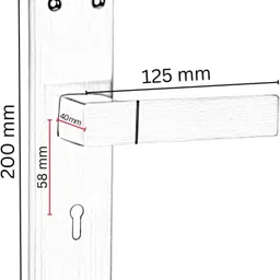 devos Stainless Steel, Zinc Alloy Glossy Handlesets image 5