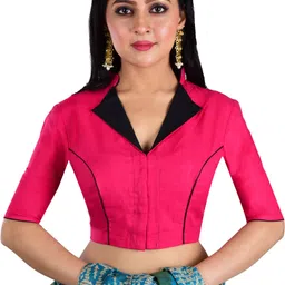 zuleka Band collar Women Blouse image 1