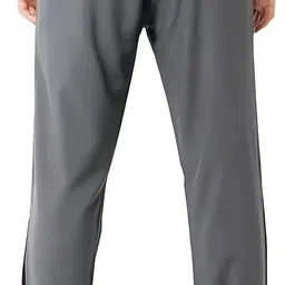 yunek Men Solid Grey Track Pants image 3