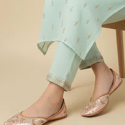 house of pataudi Ethnic Mule For Women-picture-30