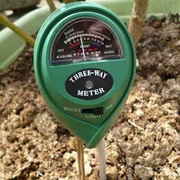 uv max 3-in-1 Solar Soil Moisture Light and PH Acidity Meter Soil Test Kit image 2