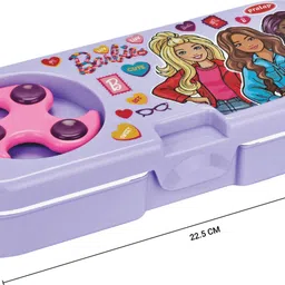 pratap Focus Barbie Art Polypropylene Pencil Box image 4