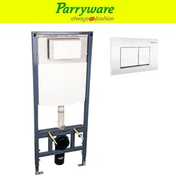 parryware Linea Full Frame Concealed Cistern with Flush plate set of 1 pic 090 Dual Flush Tank-picture-12