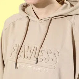 roadster Women Full Sleeve Self Design Hooded Sweatshirt image 4