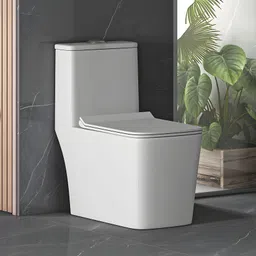 eden Bath Jimmy / P Trap / Heavy Washdown Flush/ 67.5*37*74.5cm/ 26*14*29inch/ EWCs / One Piece Toilet/ Western Commode image 2