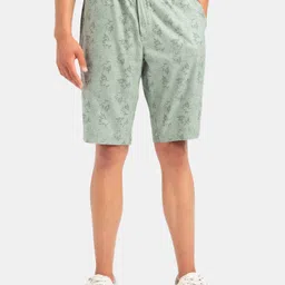 jockey Printed Men Green Bermuda Shorts-picture-12