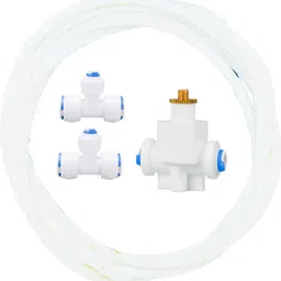 mg water RO Purifier Fitting Set with T-Elbow, Pipe & Valve | 1/4" Quick Connect Kit |9 Solid Filter Cartridge-picture-36