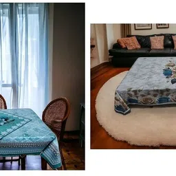 kashhtu Polyester 6 Seater Floral Table Cover-picture-43