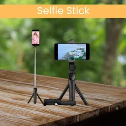Clairbell XT02 Bluetooth Selfie Stick, Tripod Stand With Remote & Angle 360° RotationEQ477 Tripod-picture-24