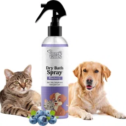 Pet Dry Bath Spray Anti-itching, Anti-dandruff, Anti-Inflammatory Blueberry Dog, Cat Shampoo-image-6