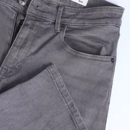 flying machine Men Straight Fit Mid Rise Grey Jeans image 2