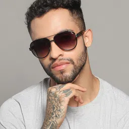 idee Gradient Aviator Sunglasses (59) image 5