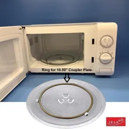 jkbk Microwave Oven Rotating Ring 190 mm Compatible with Bajaj Plastic Microwave Turntable Plate image 4