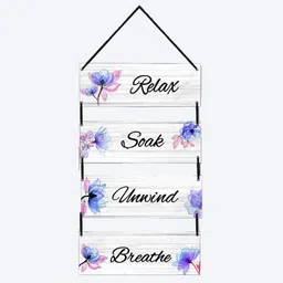 halre Relax Soak Unwind Breathe Wooden Wall Hanging Home Decoration Items-picture-29