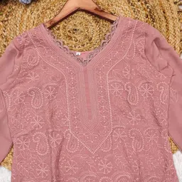 aditi Self Design Kurta, Trouser/Pant & Dupatta Set image 3