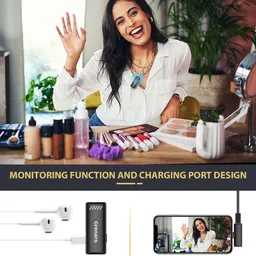 grenaro Mic for YouTube , S11 Noise Reduction Wireless Microphone for YouTubers Microphone image 5