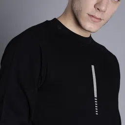 kook n keech Men 3/4th Sleeve Solid Sweatshirt image 3