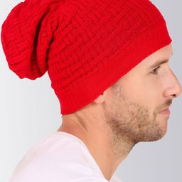 hupshy Unisex Self Design Acrylic Beanie-picture-40