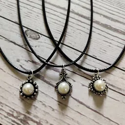 EL REGALO Black & White Set of 3 Bohemian Necklace-picture-12