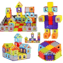 ADKD Kids BPA Free Happy Home Building Construction Blocks-picture-39