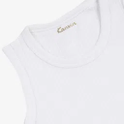 Kanvin Boys White Ribbed Thermal Set image 5