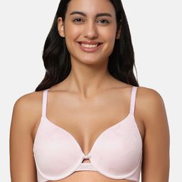 Triumph Floral Self Design Lightly Padded T-shirt Bra-picture-4