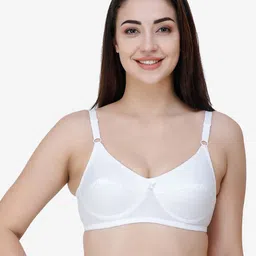 College Girl Pack Of 3 Non Padded All Day Support Full Coverage Pure Cotton Everyday Bra image 5