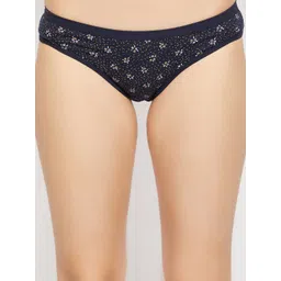 SECRETS BY ZEROKAATA Women Pack Of 3 Antimicrobial Assorted Printed Basic Cotton Briefs image 4