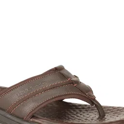 Hush Puppies Men Brown Leather Comfort Sandals image 4