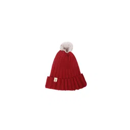 Bharatasya Women Maroon & Grey Beanie-picture-40