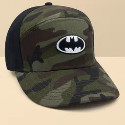 Free Authority Men Batman Printed Green Caps-picture-28