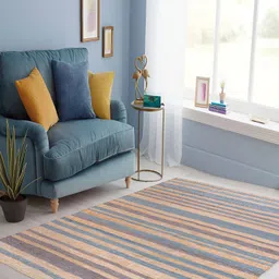 PEQURA Brown & Grey Handmade Woollen Carpet image 1