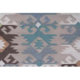 PEQURA Brown & Grey Handmade Woollen Carpet image 3