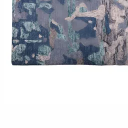 PEQURA Blue & Brown Handmade Woollen Carpet image 3