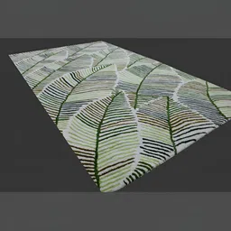 MRIC Off White Bohemian Hand-Tufted Woollen Carpet image 3