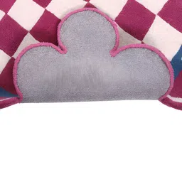 PEQURA White & Pink Handmade Woollen Carpet image 3