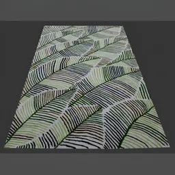 MRIC Off White Bohemian Hand-Tufted Woollen Carpet image 2